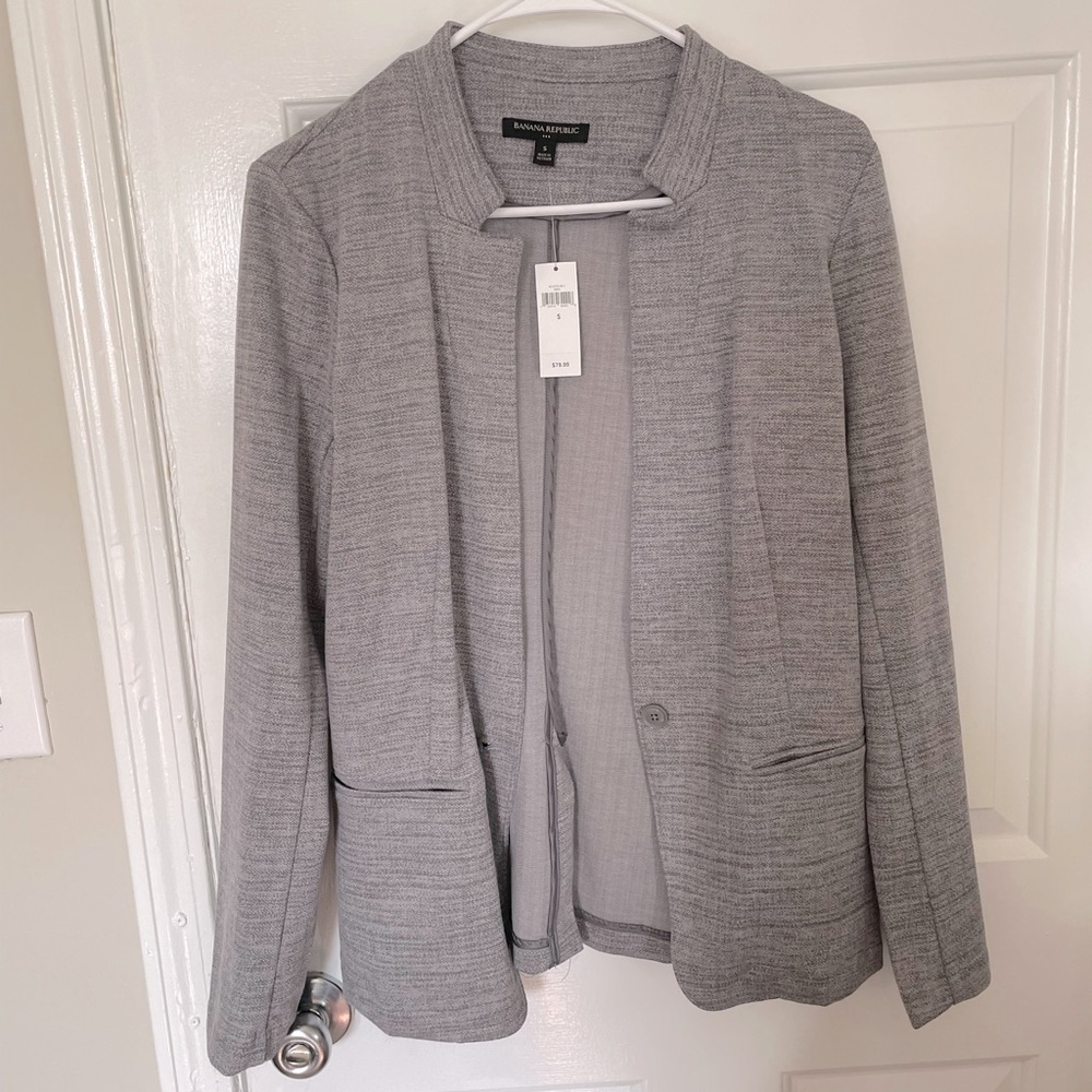 Banana Republic Gray Blazer